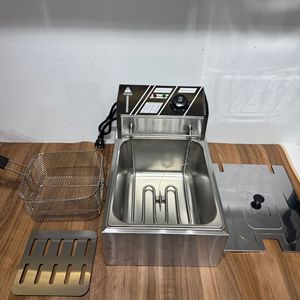 <span class=keywords><strong>Friteuse</strong></span> électrique 6L avec panier <span class=keywords><strong>amovible</strong></span>, 2500W, minuterie, pour poulet frit, frites, cuisine - Product Image 4