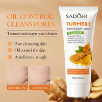 Set Perawatan Kulit pemutih Herbal Label pribadi sabun nutrisi lapisan dalam Serum Scrub kunyit Hazel Centella utama