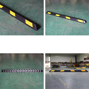 <span class=keywords><strong>Merak</strong></span> RU-750-1 165CM/180CM/200CM Rampa in gomma gialla riflettente resistente per blocco parcheggio, garage, camion e auto - Product Image 3