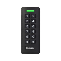 Lector de Tarjetas RFID de Proximidad con Cable, 125KHz 13.56MHz, con Teclado, para Sistemas de Control de Acceso, Resistente al Agua IP66 para Exteriores