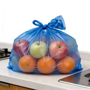 Sacs d'achat compostables certifiés Biodégradables à base d'amidon de maïs Vente en gros d'usine Logo personnalisé Respectueux de l'environnement - Product Image 5