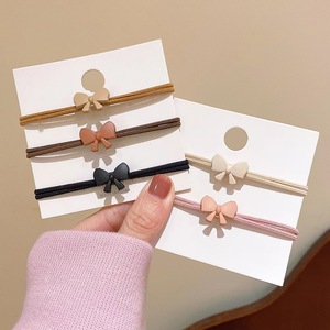 Lazo para el pelo con banda elástica para mujer, uso diario, resina plástica, accesorio pequeño para cola de caballo, origen Yiwu, verano 2023 - Product Image 3
