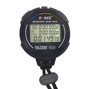 Resee Professional High Quality Sports 5" Led Digital Big Stopwatch Large Electronic Clockw Leap Stopwatch Wrist Stopwatch