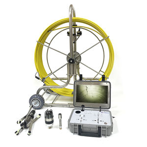 Caméra d'inspection des égouts avec écran de 10 pouces IP68, contrôleur de boîte, tige de poussée, caméra de drainage avec <span class=keywords><strong>compteur</strong></span> de mètres et localisateur 512 Hz - Product Image 6