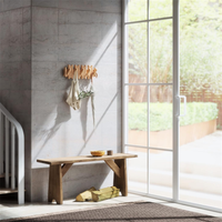 Crochets muraux dissimulés en bois massif, porte-manteau mural pour entrée, rangement de vêtements, serviettes et sacs