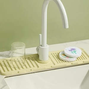 Tappetino Assorbente Riutilizzabile in Silicone <span class=keywords><strong>per</strong></span> Cucina e Bagno, Protezione Antigoccia e Paraspruzzi <span class=keywords><strong>per</strong></span> Rubinetto del Lavello - Product Image 3