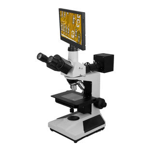 Microscopio Metallurgico con Fotocamera HD Integrata da 2MP, Funzione di Misurazione Trinoculare, Piano di Lavoro 185x140mm, Monitor da 11 Pollici, Autofocus - Product Image 2