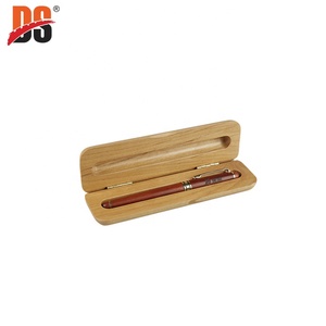 Box DS Hot Selling Maple Custom Natural Wood Box Gift Packaging Single Wooden Pen Box Wooden Box For Pen