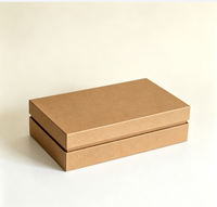Boîte cadeau rigide vert foncé avec insert en mousse personnalisé, boîte d'emballage cadeau pour cravate et pochette de costume pour homme, mariage, cadeau d'affaires