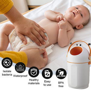 Nhà Sản Xuất Ban Đầu Với Bằng Sáng Chế Giấy Chứng Nhận 16L Công Suất Lớn Hàng Đầu Cán Kín Bé Tã Thùng Rác Thùng Rác - Product Image 2