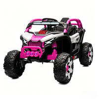 Voiture électrique tout-terrain pour enfants avec télécommande, alimentée par batterie, en plastique, pour 2 à 8 ans, quatre roues motrices, application mobile