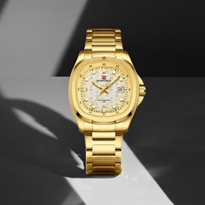 Relojes de cuarzo de lujo de alta calidad fecha impermeable reloj masculino Original reloj de negocios para hombres reloj de cuarzo NAVIFORCE 9240 - Product Image 3