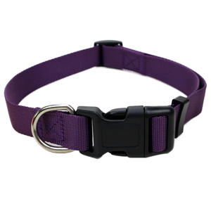 2024 muestra gratis de fábrica al por mayor sublimación suministros para mascotas personalizado ajustable en blanco collar de perro de nailon liso - Product Image 3