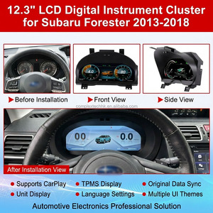 หน้าจอแสดงผลดิจิตอล LCD ขนาด 12.3 นิ้ว ระบบ Linux สำหรับ Subaru Forester ปี 2013-2018 แสดงผลมาตรวัดความเร็วบนแผงหน้าปัด - Product Image 6