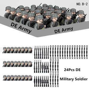 Set <span class=keywords><strong>di</strong></span> Blocchi da Costruzione <span class=keywords><strong>Soldati</strong></span> dell'Esercito della Seconda Guerra Mondiale in Plastica, Giocattoli Educativi Fai-da-Te per Ragazzi, Figure Militari da Assemblare, Regali <span class=keywords><strong>di</strong></span> Natale US UK DE - Product Image 6