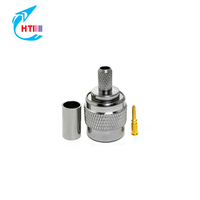 Crimpado de enchufe macho TNC para conector coaxial RF RG58