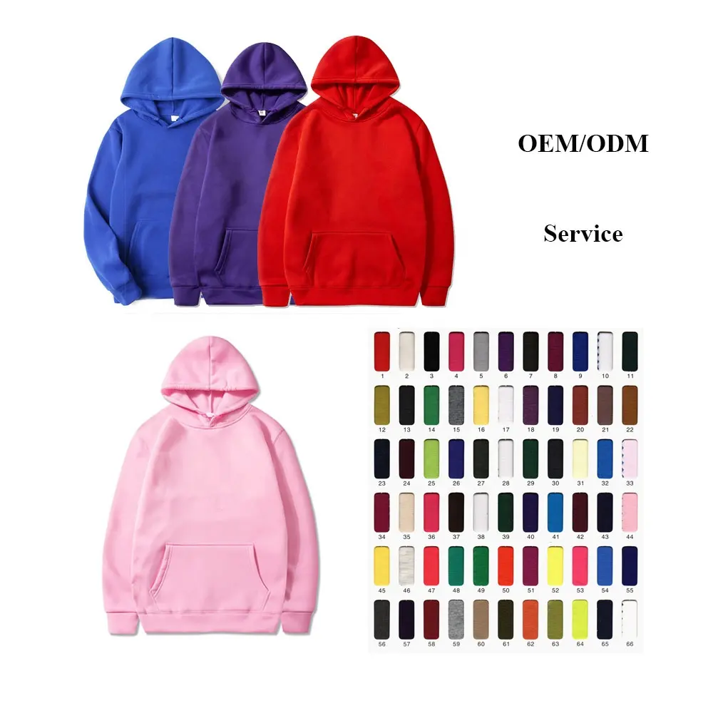 Autumn and Winter Custom Private Label Streetwear French Terry Fashion Oversize Men's Hooded Sweaters Pullover Blank Hoodies