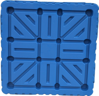 Chariot élévateur à palettes 4 voies pour entrepôt à usage intensif Conteneur de palettes industriel en plastique