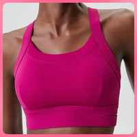 Sujetador deportivo de talla grande para mujer con fondo hueco de doble capa transfronterizo de alta intensidad I-Back ajustable Yoga Fitness artículo