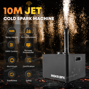 MOKA SFX 4-10m Jet Spray Cold <strong>Fireworks</strong> DMX Cold Spark Sparkler Pyrotechnic Machinery Spark <strong>Machine</strong> for Stage Event - Product Image 2