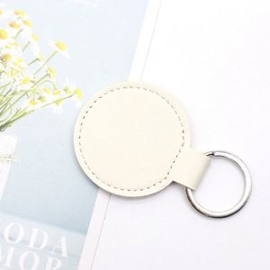 Promotion <b>Accessories</b> Ladies Gift Circle Leather <b>Key</b> <b>Rings</b> With Logo Custom Promotional Gifts - Product Image 5
