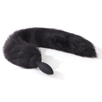 Jouets sexuels, accessoires SM, plug anal en silicone détachable, jouet d'entraînement pour l'expansion du anus féminin, queue de renard
