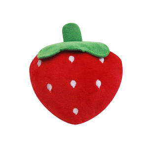 Giocattolo da masticare piccolo animale con funzione cigolante di Design sostenibile di frutta e verdura piccoli cani - Product Image 1