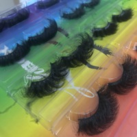 Emballage personnalisé de marque privée faux cils en gros boîte vide en vrac pour salon 3D 5D 7D Styles mixtes variété pack cils Cils