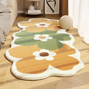 <span class=keywords><strong>Tapis</strong></span> de sol antidérapant en fausse fourrure de cachemire, fabriqué à la machine, à poils longs, imperméable, directement de l'usine, moderne, imprimé en 3D, pour salon et chambre à coucher - Product Image 5