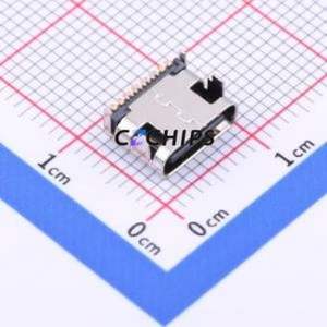 TYPE-C-31-M-08B USB Connector SMD Connector ( Connector Type: Type-C )( Gender: Female )( Mounting Type: Horizontal Mount ) - Product Image 1