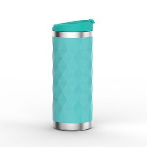 Tazza Termica in Acciaio Inox a Forma di Diamante Colorata per Ufficio e Viaggio Tazza da Caffè con Logo Personalizzato Coperchio Antigoccia - Product Image 4