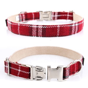 Natürlicher Hanf Umwelt freundliches Bio-Hunde halsband aus reiner Baumwolle Verstellbares, individuelles Hunde halsband und Leinen-Set - Product Image 2