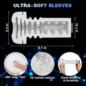 Elektrischer Schub-Masturbation becher mit Saug-Vibrations modus Männliches Sexspielzeug Auto Stroker Pocket Pussy für Männer Adult Product - Product Image 5