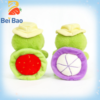 Peluche Tortue Anime Unisexe de 8 Pouces, Design à la Mode, ODM, avec Remplissage en Coton PP, Jouet pour Machine à Attraper