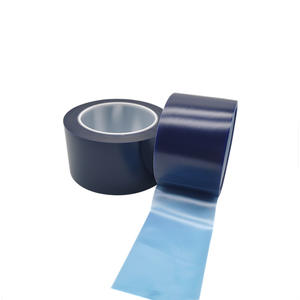 เทปยางพีวีซีสีฟ้าโปร่งแสงทนความร้อนสูง กาวซิลิโคนเป็นมิตรกับสิ่งแวดล้อม สำหรับป้องกันพื้นผิวโลหะแผงวงจรพิมพ์และการชุบโลหะ - Product Image 4