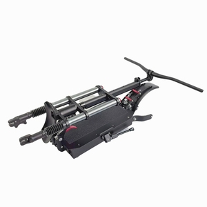 Cadre de trottinette électrique pliable en alliage d'aluminium Geofought, suspension intégrale, taille ouverte 150 mm pour pneus de 11 pouces - Product Image 2