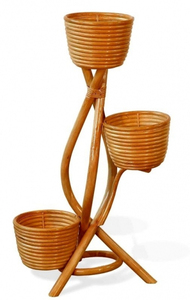 Maceta de ratán estilizado para plantas, estante y maceta, muebles para el hogar, macetas y jardineras de jardín de ratán natural - Product Image 5