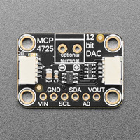 1 placa de conexión 935 MCP4725 - DAC de 12 bits con interfaz I2C - STEMMA QT / qwiic