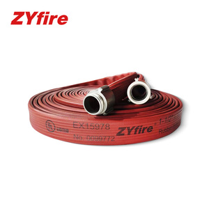 ZYfire для UL BS LR, одобренная Заводская поставка, гибкий резиновый плоский шланг для пожаротушения, оборудование и аксессуары для пожаротушения - Product Image 1