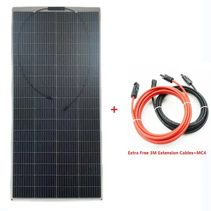 แผงโซลาร์เซลล์แบบยืดหยุ่น Sunfield SFED-F200HDT ประสิทธิภาพ 24% HJT Hetero-Junction 9BB 10BB ETFE 200W 20.4V แบบโค้งงอได้กึ่งนิ่ม 12V - Product Image 1