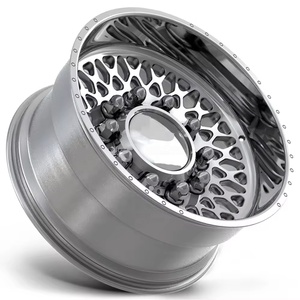 Rines Forjados LZT-2763 Pulidos 7N28 COVERT CCBR de 20, 22, 24 y 26 Pulgadas 8x170 para F350, F550, Silverado 2500HD, F250, Sierra 2500HD, F450 - Product Image 1