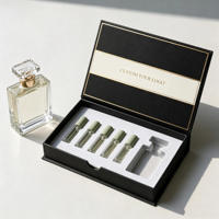 Caja de Regalo para Perfume Personalizada, Caja Rígida en Forma de Tubo para Botella de Perfume de Vidrio de 50ml 100ml, Logotipo Personalizado, Venta al Por Mayor, MOQ Bajo