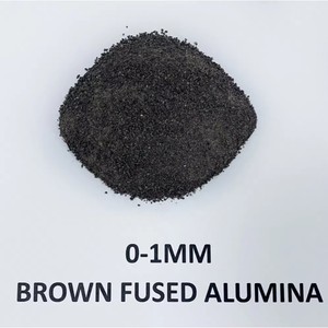 Réfractaire résistant à l'usure pureté Al2O3 Type caoutchouc abrasif forte fluidité faible Coefficient brun fondu alumine 1-3mm - Product Image 4