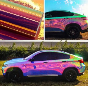 1.38x18m PVC coloré <span class=keywords><strong>arc</strong></span>-<span class=keywords><strong>en</strong></span>-<span class=keywords><strong>ciel</strong></span> voiture vinyle film couleur changeante caméléon emballage autocollant <span class=keywords><strong>arc</strong></span>-<span class=keywords><strong>en</strong></span>-<span class=keywords><strong>ciel</strong></span> à blanc couleur - Product Image 4