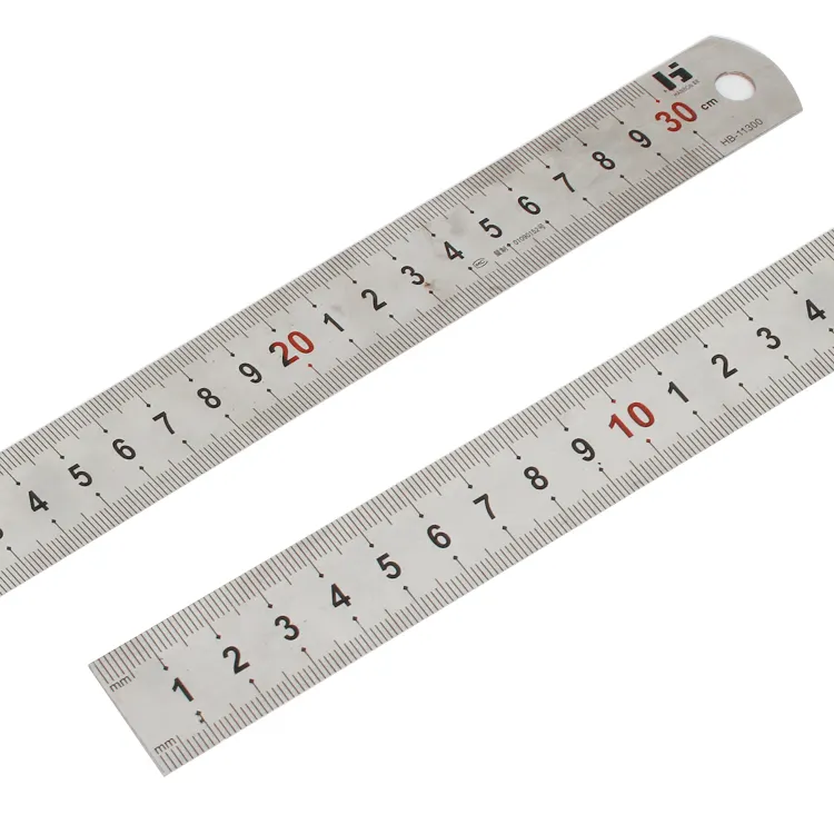 large stainless steel ruler 2m straight carpenter custom woodworking long measurement ruler