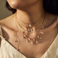 Collier Pendentif Gland Dylam Charm en Argent 925 Plaqué Or 14K Rhodié, Chaîne à Maillons de 3mm avec Zirconia 5A, Bijou Inoxydable