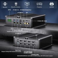 Mini PC Industrial Equipado con Core I7-1260P, 12 Núcleos 16 Subprocesos, Frecuencia Turbo Máxima: 4.7GHz, 18MB de Caché. Windows 11 Pro