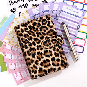 Agenda de Lujo 2026 con Diseño de Leopardo, <span class=keywords><strong>A6</strong></span>, Espiral Térmica, Hojas Sueltas, Planificador de Presupuesto, Notas Adhesivas, Cuaderno - Product Image 4