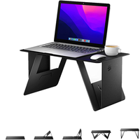 Support d'ordinateur de bureau portable multifonctionnel réglable avec table élévatrice support pliable pour ordinateur portable en PU Matériau de surface PU