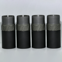 Coque de réaménagement de forage diamantée pour l'exploration minérale, destinée au maintien du diamètre des trous de forage par sonde filaire